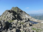 Alla ns sinistra la Cima Lago che saliamo per prima......